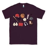 Plum baseball mom Classic Tee - MaliasSmallBusiness