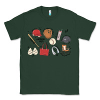 Sports Green baseball mom Classic Tee - MaliasSmallBusiness