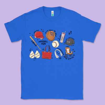 Baseball Mom Classic Tee Designed By Maliassmallbusiness