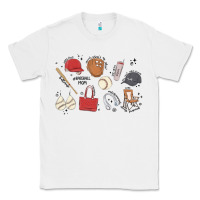 White baseball mom Classic Tee - MaliasSmallBusiness