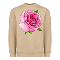 Mushroom All Dressed Up Rose Heavyweight Sweatshirt - LillyAllenDesigns