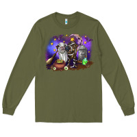 Army Green Cow Halloween Long Sleeve Tee - RanaPortraitStore