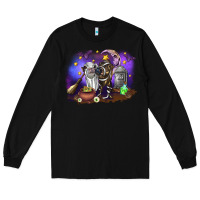 Black Cow Halloween Long Sleeve Tee - RanaPortraitStore