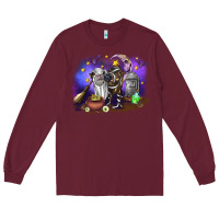 Burgundy Cow Halloween Long Sleeve Tee - RanaPortraitStore