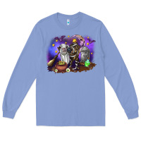 Colony Blue Cow Halloween Long Sleeve Tee - RanaPortraitStore
