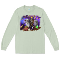 Matcha Cow Halloween Long Sleeve Tee - RanaPortraitStore