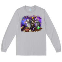 Moon Dust Cow Halloween Long Sleeve Tee - RanaPortraitStore