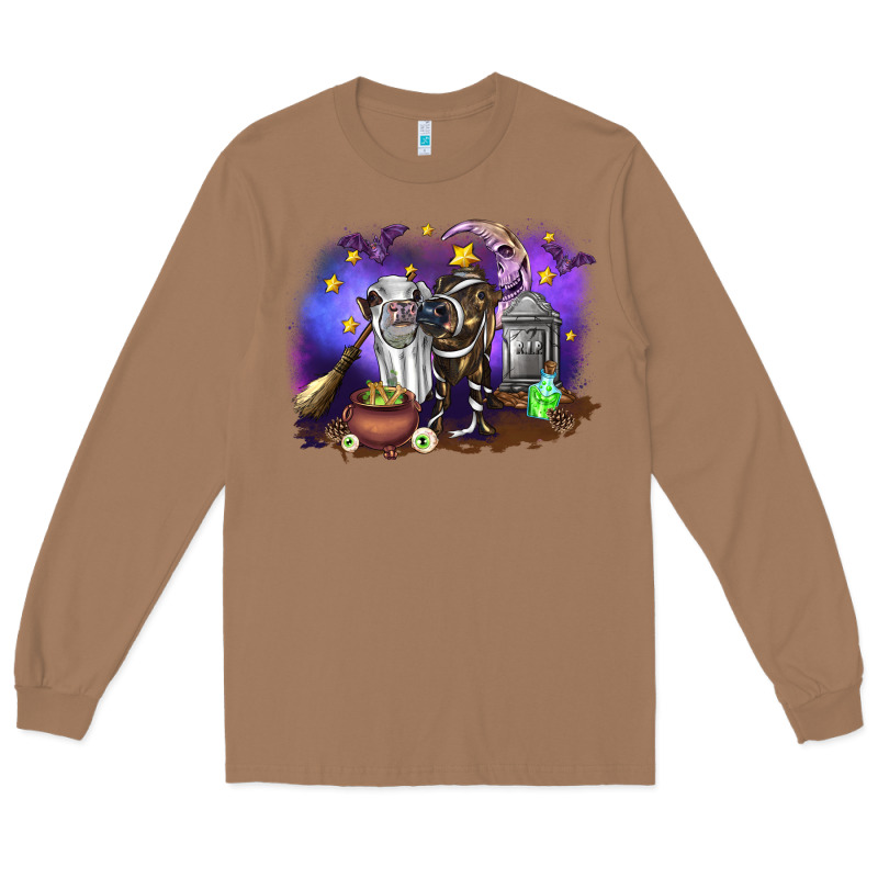Cow Halloween Long Sleeve Tee by RanaPortraitStore | Teevron