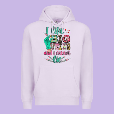 I Like Big Veins And I Cannot Lie Premium Hoodie Designed By Cowgirlartshop