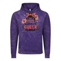 Cloud Purple loud&proud mama messy bun Vintage Hoodie - MaliasSmallBusiness