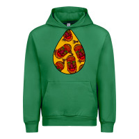 Emerald african masks teardrop  5 Urban Hoodie - BundleAndBundleShop