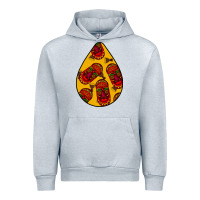 Heather Grey african masks teardrop  5 Urban Hoodie - BundleAndBundleShop