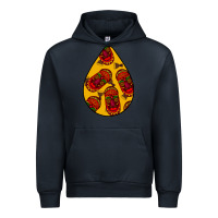 Navy african masks teardrop  5 Urban Hoodie - BundleAndBundleShop