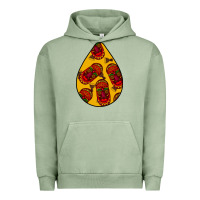 Pigment Oil Green african masks teardrop  5 Urban Hoodie - BundleAndBundleShop