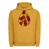 Pigment Peanut Butter african masks teardrop  5 Urban Hoodie - BundleAndBundleShop