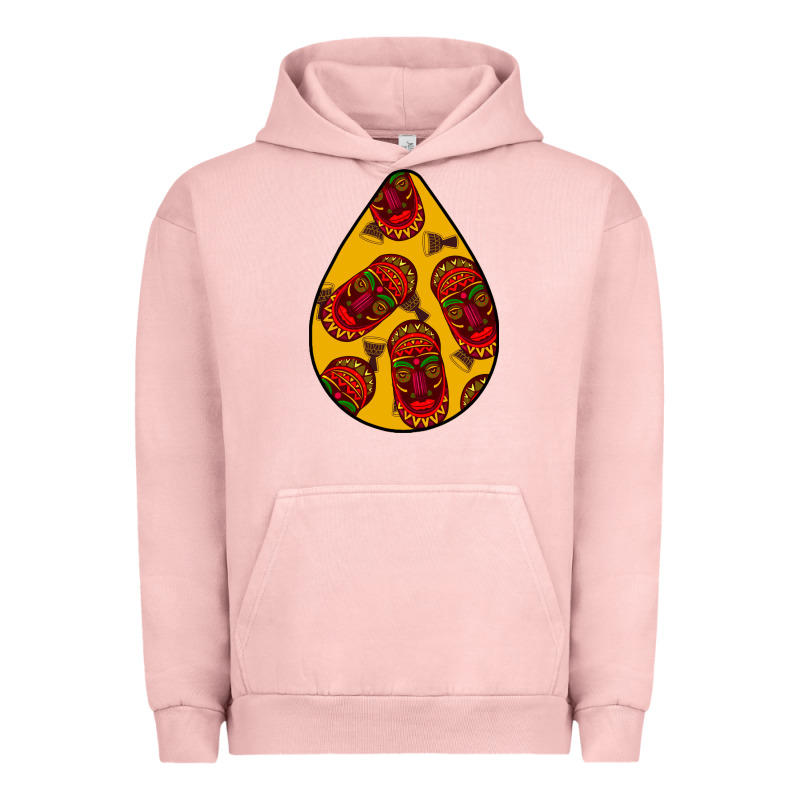 African Masks Teardrop  5 Urban Hoodie by BundleAndBundleShop | Teevron