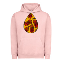 Pigment Salmon african masks teardrop  5 Urban Hoodie - BundleAndBundleShop