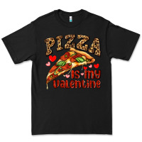 Black pizza is my valentine Premium Tee - AdoDesignShop