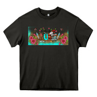Asphalt western nurse libbey glass Heavy Core Tee - BundleAndBundleShop