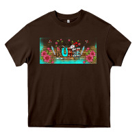 Chocolate Brown western nurse libbey glass Heavy Core Tee - BundleAndBundleShop