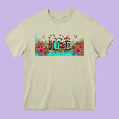 Western Nurse Libbey Glass Heavy Core Tee Designed By Bundleandbundleshop