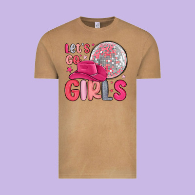 Let S Go Girls Vintage Tee Designed By Maliassmallbusiness