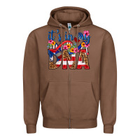 Chestnut its in my dna puerto rico Zipper Hoodie - texasbilliewilder