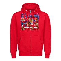 Red its in my dna puerto rico Zipper Hoodie - texasbilliewilder