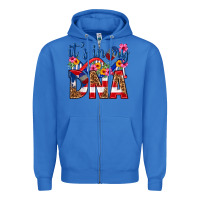 True Royal its in my dna puerto rico Zipper Hoodie - texasbilliewilder