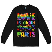 Black love is about hearts not parts Long Sleeve Tee - LillyAllenDesigns