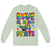 Matcha love is about hearts not parts Long Sleeve Tee - LillyAllenDesigns