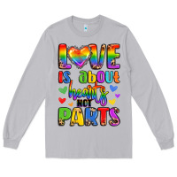 Moon Dust love is about hearts not parts Long Sleeve Tee - LillyAllenDesigns
