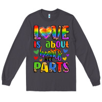 Smoke love is about hearts not parts Long Sleeve Tee - LillyAllenDesigns