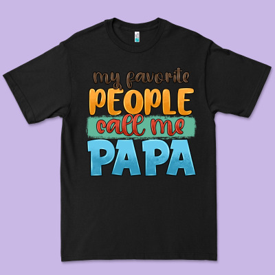 My Favorite People Call Me Papa Premium Tee Designed By Jahusdesignshop