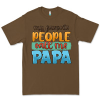 Cacao my favorite people call me papa Premium Tee - JahusDesignShop