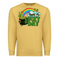 Antique Gold Have a lucky day Premium Sweatshirt - CowGirlArtShop