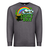 Charcoal Heather Have a lucky day Premium Sweatshirt - CowGirlArtShop