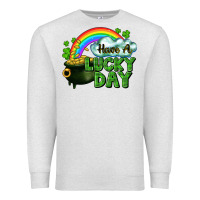 Oatmeal Heather Have a lucky day Premium Sweatshirt - CowGirlArtShop