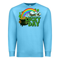 Ocean Blue Have a lucky day Premium Sweatshirt - CowGirlArtShop