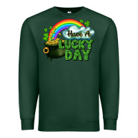 Sports Green Have a lucky day Premium Sweatshirt - CowGirlArtShop