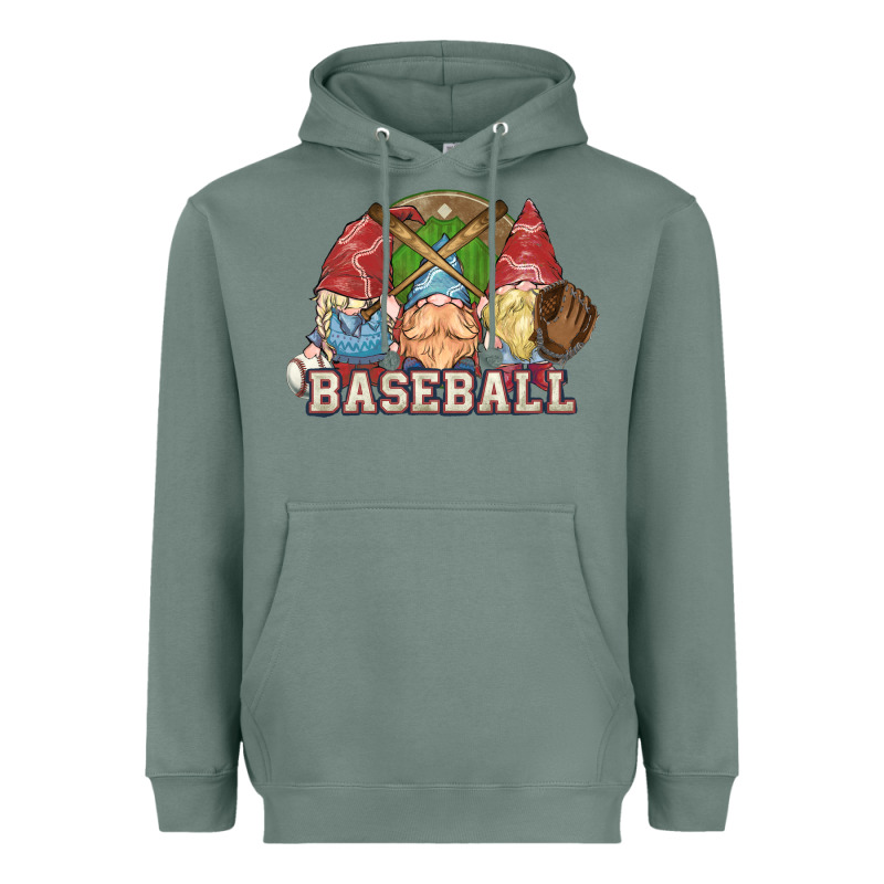 Baseball Gnomies Heavyweight Hoodie by HowdyJamesFarm | Teevron