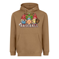 Toasted Coconut Baseball gnomies Heavyweight Hoodie - HowdyJamesFarm