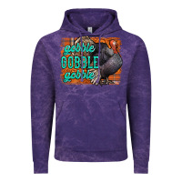 Cloud Purple Thanksgiving Turkey Gobble Gobble Vintage Hoodie - NancyCooperArtShop