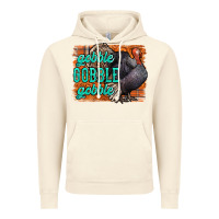 Vintage Artic Thanksgiving Turkey Gobble Gobble Vintage Hoodie - NancyCooperArtShop