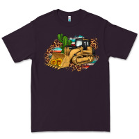 Plum bulldozer leopard cactus sunflower Premium Tee - Artiststas