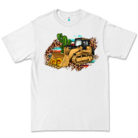 White bulldozer leopard cactus sunflower Premium Tee - Artiststas