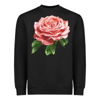 Black America Rose Heavyweight Sweatshirt - LillyAllenDesigns