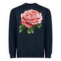Navy America Rose Heavyweight Sweatshirt - LillyAllenDesigns
