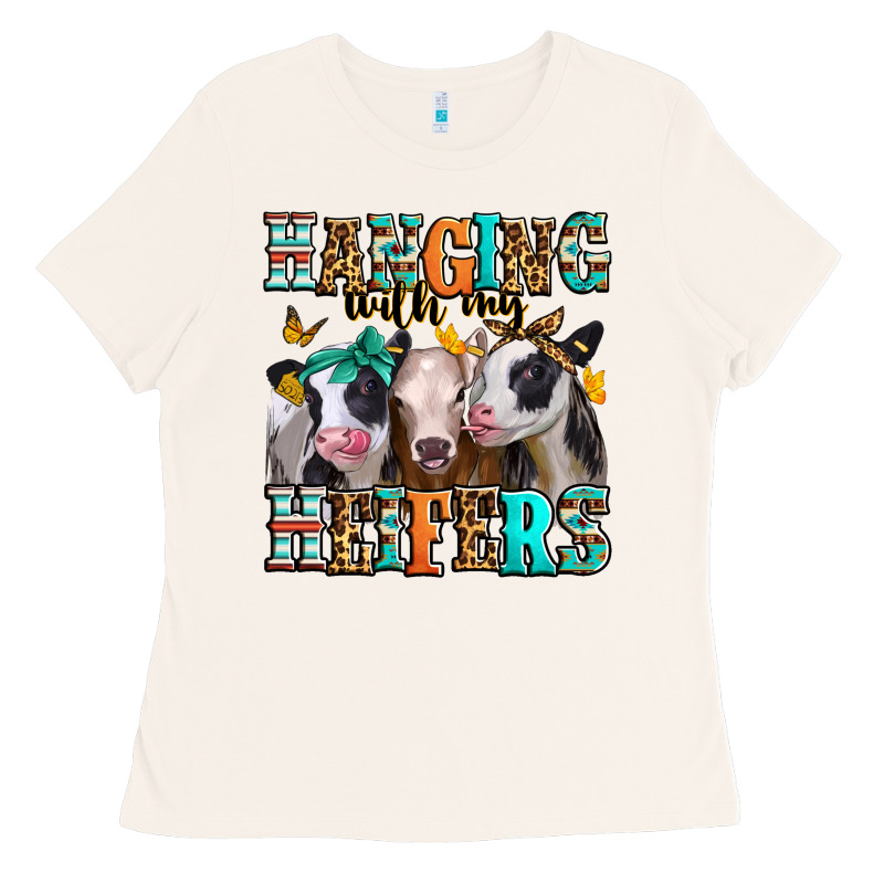 Hanging With My Heifers Ladies Tee by Jasminsmagicworld | Teevron