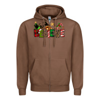 Chestnut christmas believe Zipper Hoodie - texasbilliewilder